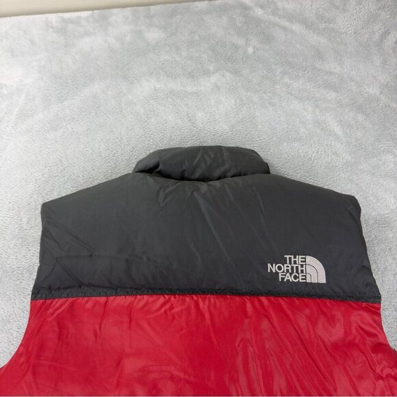 The North Face Men's Size Large 700 Goose Down Fill Puffer Vest Red/Black - Picture 12 of 15